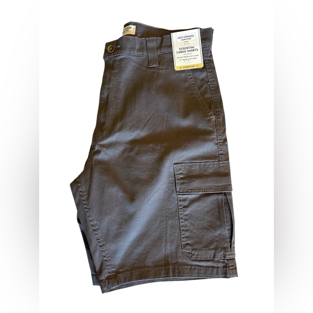 Levi's Men's Charcoal Cargo Shorts